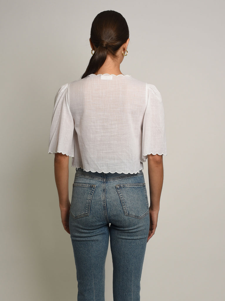 Embroidered Camille Top