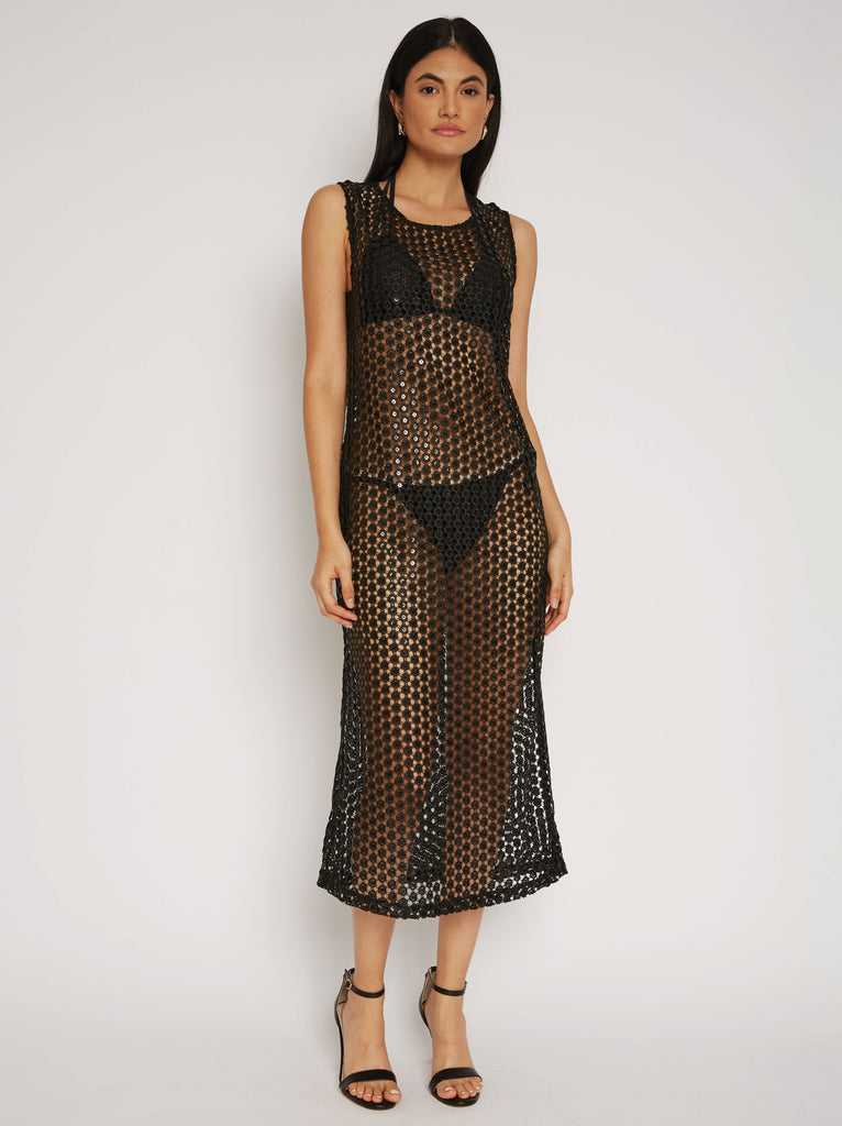 Blake Crochet Column Dress