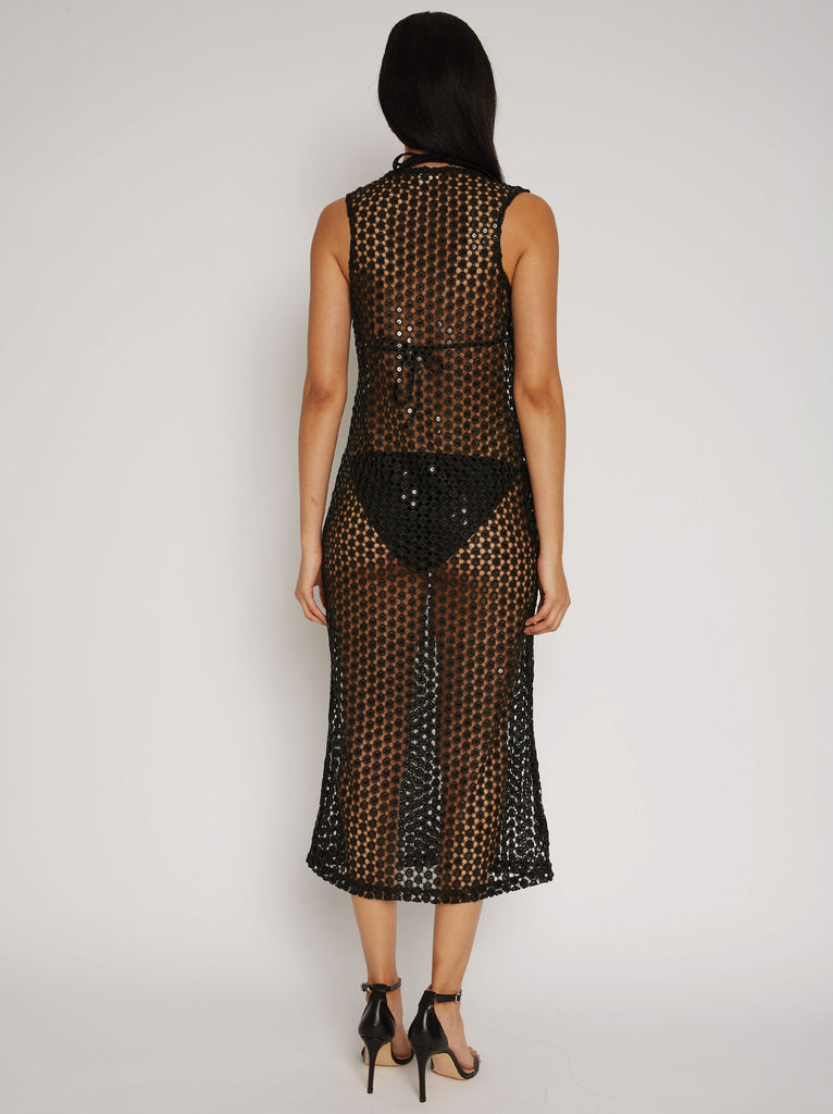 Blake Crochet Column Dress