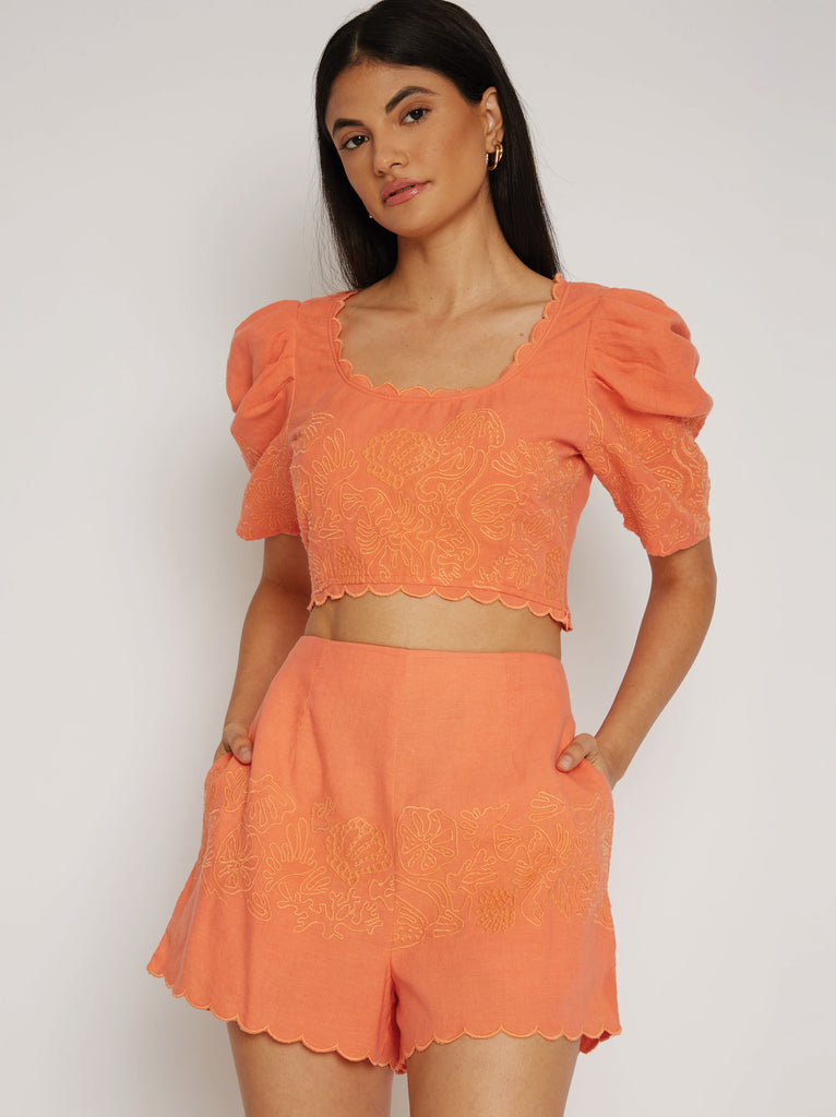 Rowan Embroidered Top